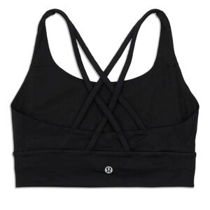 Lululemon Energy Sports Bra in Black - Size 6